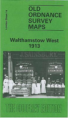 MAP OF Walthamstow West 1913: London Sheet 014.3 by Johnathan Evans NEW