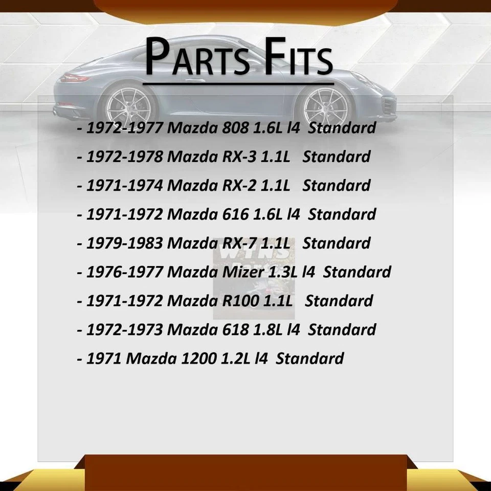 Se adapta a Mazda 1200 GMB 1971 eje trasero todas las juntas junta universal Foto 2 de 4