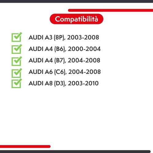 Vetro Specchietto Retrovisore Destro Per Audi A3, A4, A6, A8, Termico, Dx - Foto 6 di 8