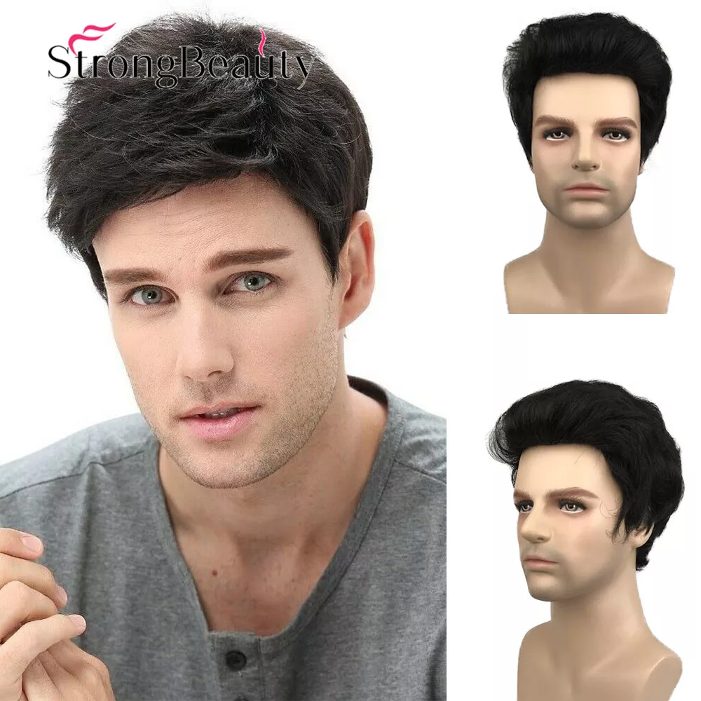 Natural male clearance wigs