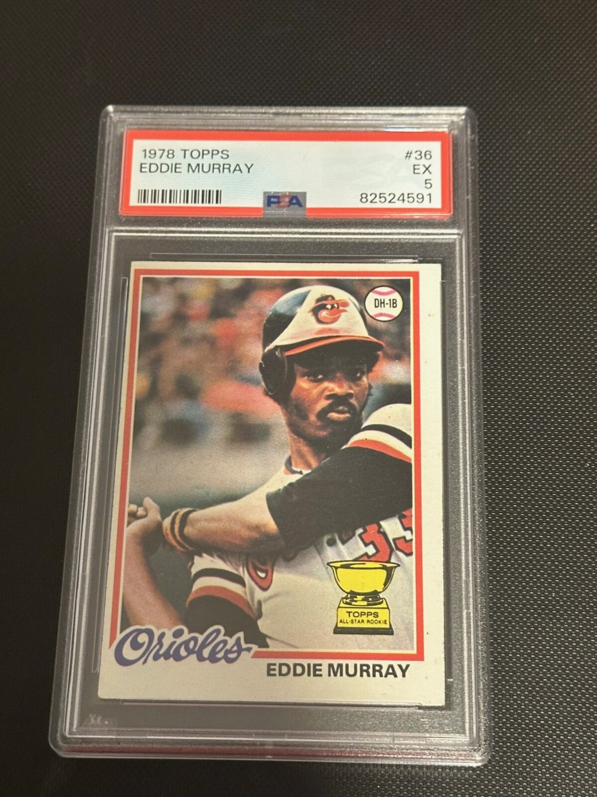 Eddie Murray 1978 Topps Rookie Baseball Card #36 PSA 5