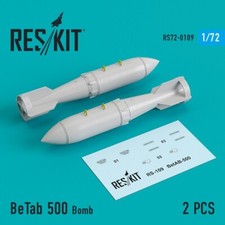 1/72 Reskit RS72-0109 BeTab 500 Bomb 2 pcs  Su-17/24/25/34, MiG-27 