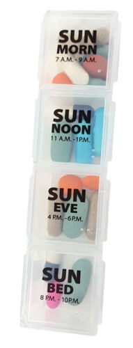 Weekly Pill Organizer with Tray Large - Item 358 - Picture 4 of 6