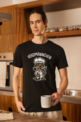HERDMÄNNCHEN Erdmännchen Essen Kochen Cartoon Spaß Spruch Lustig Comedy T-Shirt - Bild 3 von 10
