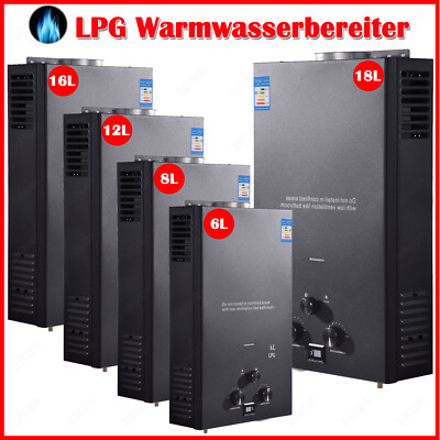 18L 20L LPG Propane Durchlauferhitzer Warmwasserbereiter Boiler Wasserspeicher