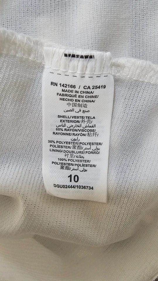 Espléndido Vestido Niñas Rayas Talla 10 Nuevo Con Etiquetas y Súper Cómodo y Súper Lindo!!! Foto 4 de 4