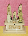 Altar,6 Sculptures Ours Ladys of Fatima with mechanical music box working