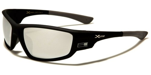 X-Loop Gray Vent Detail Wrap Around Men's Sunglasses - Picture 5 of 6