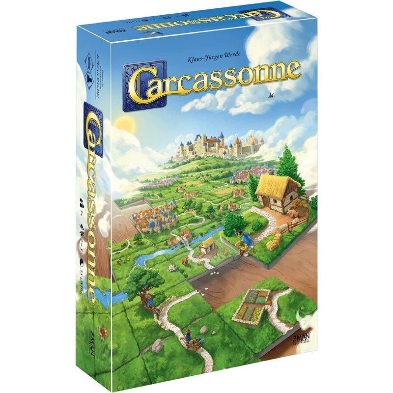 Carcassonne FR Z-MAN Games jeu de société de stratégie médiéval classique