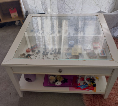 IKEA Liatorp coffee table / display table neads attention | eBay