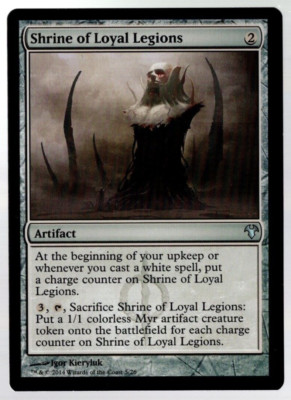 Shrine of Loyal Legions 5/26 Non Foil Uncommon Modern Event Deck MTG Near Mint