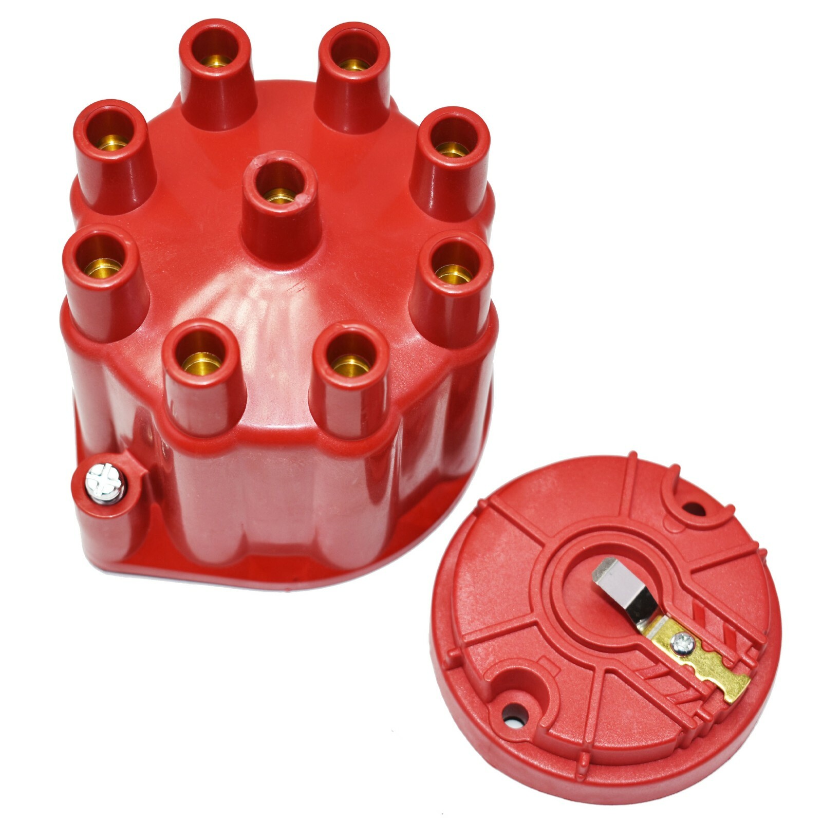 8Cylinder Female Pro Series Distributor Cap & Rotor Kit (Red) eBay