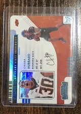 2021 Contenders Draft Picks Chuba Hubbard Auto Campus ID Case Hit SSP MINT