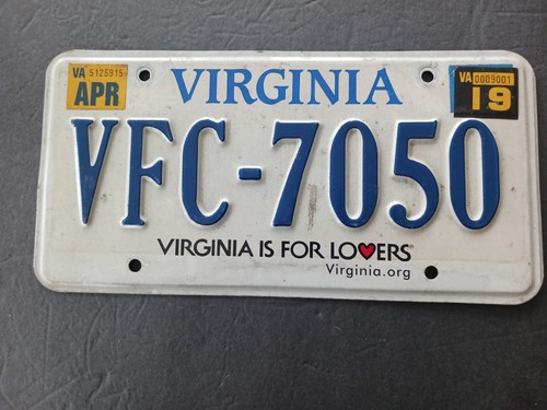 5 Virginia VA License Plates Lot Collecting Decorating Man Cave - Picture 11 of 14