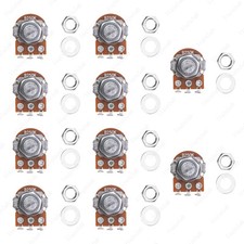 10x B250K Mini Linear Guitar Pots 18mm Long Shaft 250K Guitar Potentiometers