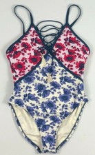 Women's Gibson Latimer One-Piece Floral Swim Suit Size S