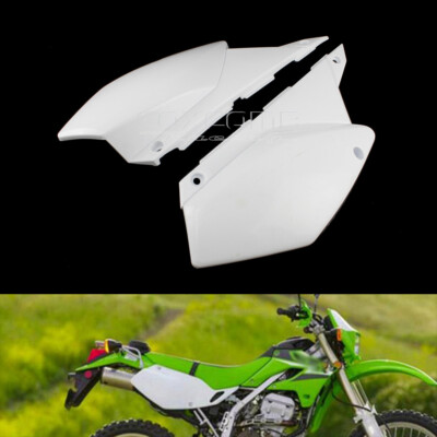 White Rear Side Panel Fairing Cover For Kawasaki D-Tracker X 08-19