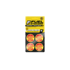 Mixed Fuel Only Sticker - 1" Round - 4 Pack - USA Made