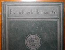 BRAUN-KNECHT HEIMANN CO. LABORATORY APPARATUS INSTRUMENTS & SUPPLIES 1934CATALOG
