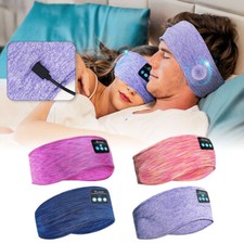 Wireless Bluetooth Sleep Headband Stereo Headset Sport Music Headphone JQ