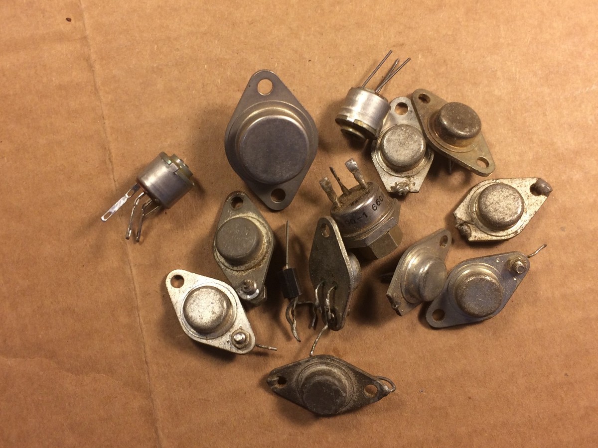 Lot of 14 vintage Germanium Transistors 1960s some NOS for Guitar