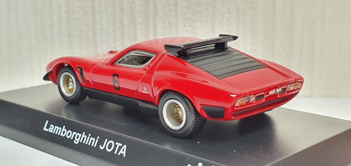 1/64 Kyosho CIRCUIT WOLF LAMBORGHINI MIURA JOTA SVR RED #6 diecast