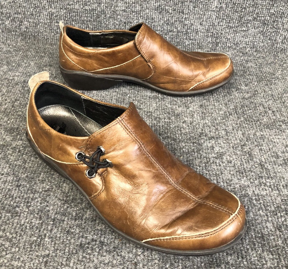 Romika Women's Loafers Brown Leather casual Shoes Size EU 38 US 7