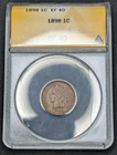 1898 Indian Head Cent Penny ANACS EF40 XF40