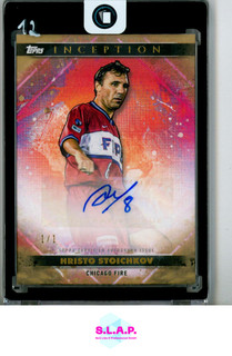 HRISTO STOICHKOV TOPPS 1/1 AUTO INCEPTION CHICAGO FIRE 2025 ENGLISH