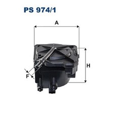 Kraftstofffilter für Peugeot 207-207+ WA 3008 0U 1 307 3A/C 3E SW 3H | 23945815