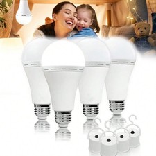 Rechargeable LED Bulb Hook 60W Equiv 1200mAh Power Outage Hurricane for Home