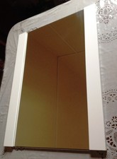 wall mirror + white frame (stylized design)
