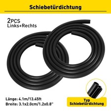 2x T�rdichtung f�r BMW 3er E90 E91 Fahrert�r / Beifahrert�r Karosserie Dichtung