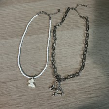 2 Pc Set Butterfly Necklaces