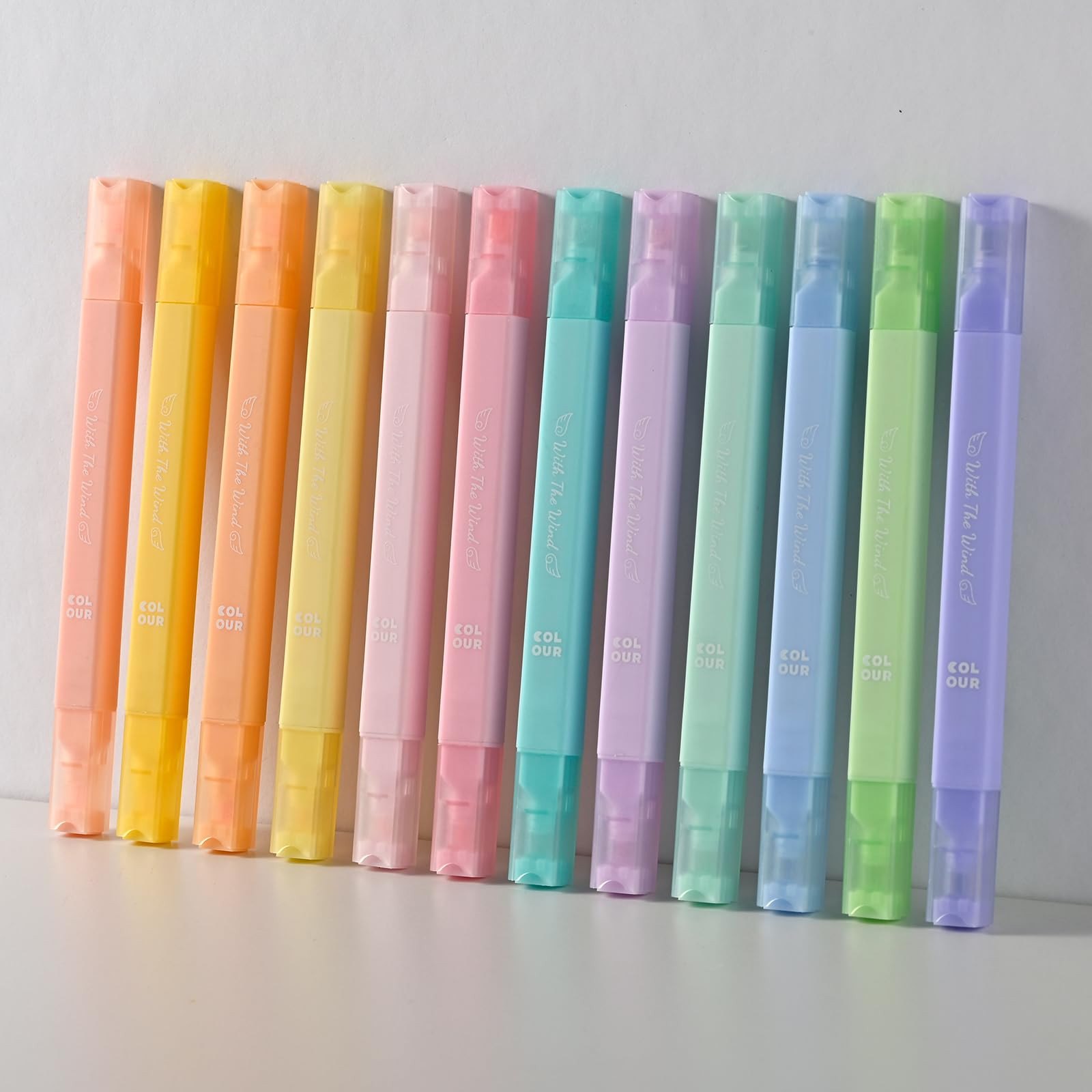 12 Pack Bible Highlighters and Pens No Bleed， Aesthetic Cute Highlighters， Hi...