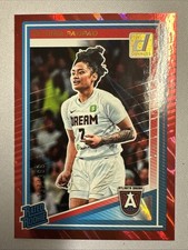 2025 Panini Donruss WNBA - Rated Rookie Te-Hina Paopao #91 Red Lava /399 (RC)