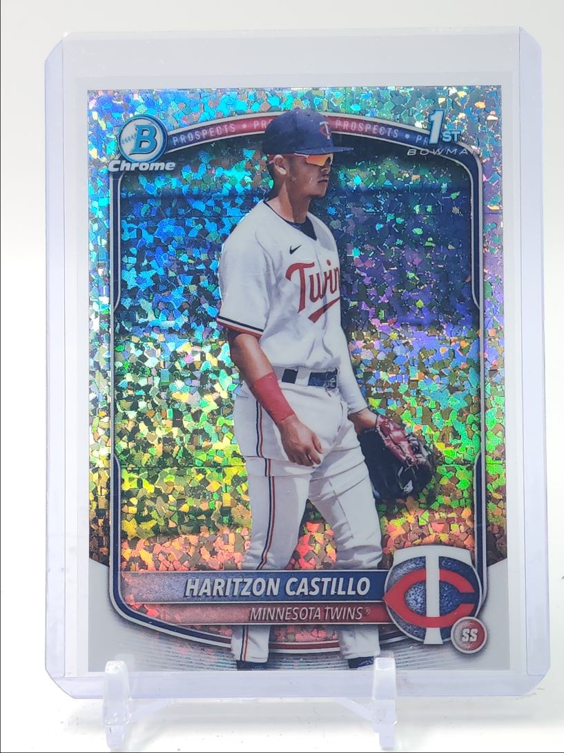 HARITZON CASTILLO 2025 BOWMAN CHROME 1ST MINI DIAMOND REFRACTOR Q3917