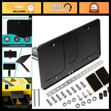 Universal Flip-up Front License Plate Frame - Display Protect Non-motorized H Universal Flip-up Front License Plate Frame - Display Protect Non-motorized H