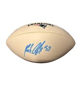 Rob Gronkowski Signed  New England Patriots Football 100% Real - In Person !