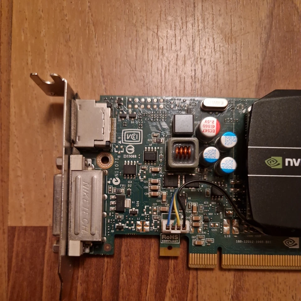 Nvidia Quadro 410 512MB GDDR3 1x DVI 1x DisplayPort PCIe GPU Graphics Card - Image 2 of 4