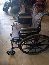 Drive BLS18FBD-ELR Wheelchair - Black/Blue