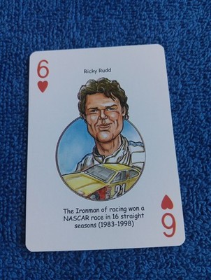 Ricky Rudd Card American Racing Hero Decks Playing Cards Nascar Card