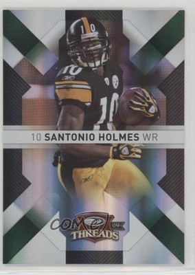 2009 Donruss Threads Century Proof Silver 54/250 Santonio Holmes #78 8k4