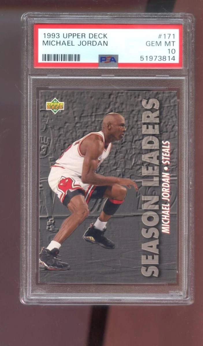 Upper Deck Michael Jordan 10 Grade Basketball Sports Trading Cards