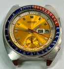 Vintage Seiko Automatic Pogue Tachymeter 17J Working 6139-6005 For Restoration