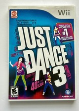 Just Dance 3 Nintendo Wii 2011 CD Case & Manual