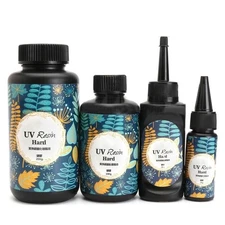 10/15/25/60/100/200g UV Resin Hard Glue Ultraviolet Transparent LED DIY Tools