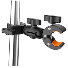 Super Double Clamp Camera Mount Chair Umbrella Clamp, with 360 Magic Arm