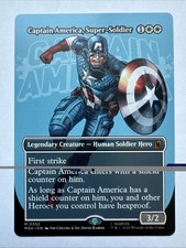Captain America, Super-Soldier [Borderless] #352 Prices | Magic