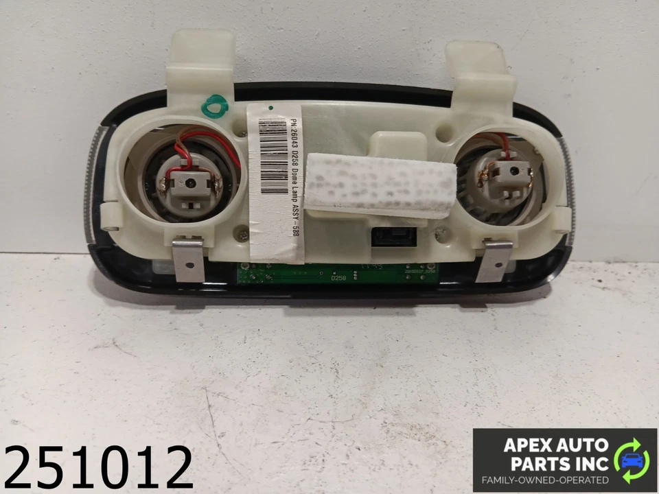 Ford Taurus 2013 fabricante de equipos originales 3,5 L techo trasero interior cúpula superior luz mapa Foto 4 de 4